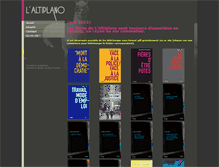 Tablet Screenshot of laltiplano.fr